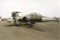 MM54556 @ EGVA - TF-104G Starfighter, callsign India 4251, of 4 Stormo on display at the 1994 Intnl Air Tattoo at RAF Fairford. - by Peter Nicholson