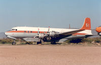 N999SQ @ 34AZ - Macavia - T &G Aviation DC-6B, Tanker 51 - by Henk Geerlings