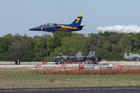 N139PJ @ TIX - L-39 races a jet dragster