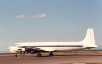 N777EA @ GYR - ex KLM DC-7C , PH-DSR - by Henk Geerlings