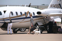 N149SL @ AFW - Puppy dog gets an airplane ride! At Alliance Airport - Fort Worth, TX - by Zane Adams