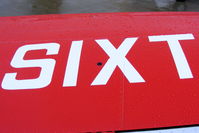G-SIXT @ EGBK - Reg number on the top of the starboard wing of this retro PA-28 - by Chris Hall