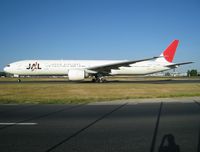 JA735J @ LFPG - As part of her return sector to Narita, JA735J was taxying to runway 09R from Terminal 2E - by uy707