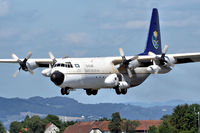 HZ-129 @ LOWL - Saudi Arabian Royal Fligth mit Lookhead L-100-30 Hercules on final approach to RWY26 - by Janos Palvoelgyi