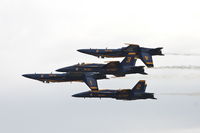 163765 @ KDVN - Quad Cities Air Show.  163765 is #4 - by Glenn E. Chatfield
