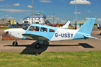 G-USSY @ EGBG - 1982 Piper PIPER PA-28-181, c/n: 28-8290011 at Leicester - by Terry Fletcher