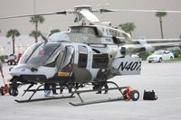 N407AH - Bell 407 being marketed to military at Heliexpo Orlando - by Florida Metal