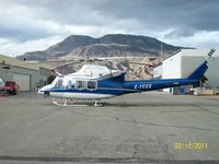 C-FCCK @ CYKA - Medivac chopper stationed in CYKA for use on Trauma flights. (B.E.A.R.S. / S.T.A.R.S.)