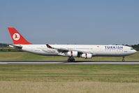 TC-JDK @ LOWW - Turkish Airlines Airbus 340-300 - by Dietmar Schreiber - VAP