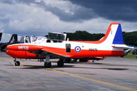 G-BVEZ @ EGBP - Newcastle Jet Provost Company's T3 prior to its display at the Cotswold Airshow - by Chris Hall