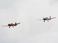 G-ULHI @ EGBP - Power Aerobatics Ltd Bulldog's G-ULHI & G-RNRS displaying at the Cotswold Airshow - by Chris Hall