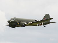 ZA947 @ EGBP - BBMF Dakota displaying at the Cotswold Airshow in its new colour scheme - by Chris Hall