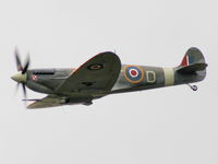 AB910 @ EGBP - BBMF Spitfire displaying at the Cotswold Airshow 2011 - by Chris Hall