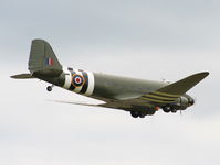 ZA947 @ EGBP - BBMF Dakota displaying at the Cotswold Airshow in its new colour scheme - by Chris Hall