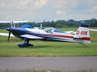 G-IIIK @ EGLM - Extra EA 300S/C departing for an entertaining aerobatic sortie at White Waltham. - by moxy