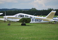 G-BRDF @ EGLM - Cherokee Warrior II, White Waltham resident, Ex N1139Q - by moxy