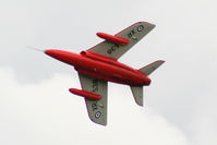 G-RORI @ EGBP - Heritage Aircraft Ltd Folland Gnat displaying at the Cotswold Airshow 2011 - by Chris Hall