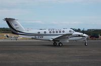 G-ZVIP @ EGFH - Capital's Super King Air taxying prior to departing Swansea Airport. - by Roger Winser