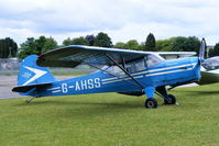 G-AHSS @ EGBP - visitor to the Cotswold Airshow - by Chris Hall