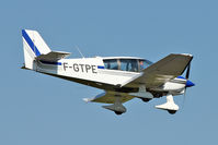 F-GTPE @ EGSX - Avions Pierre Robin DR 400-160, c/n: 2413 arriving at North Weald UK for Air Britain Fly-In - by Terry Fletcher