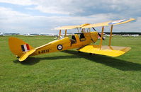 G-AOZH @ EGLM - Tiger Moth awaiting it's next passenger at White Waltham. - by moxy