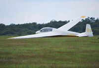 G-DCFA @ EGTB - Schleicher ASK-13 at Wycombe Air Park. Ex BGA1497 - by moxy