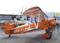 N707TJ @ LFPB - Boeing A75N1 (Stearman PT-17) at the Aerosalon Paris/Le-Bourget 2011 - by Ingo Warnecke