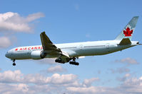 C-FIUL @ EGLL - Air Canada's 2007 Boeing 777-333ER, c/n: 35255 landing at Heathrow - by Terry Fletcher