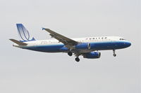 N452UA @ KORD - United Airlines Airbus A320-232, UAL620 arriving from Vancouver, RWY 14R approach KORD. - by Mark Kalfas