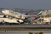 A6-EWI @ LAX - Emirates A6-EWI departing RWY 25R. - by Dean Heald