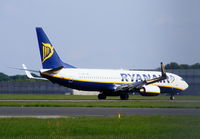 EI-DWB @ EGSS - Ryanair - by Chris Hall