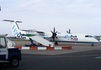 G-FLBH @ EGBB - Flybe's latest Dash 8 - by Chris Hall