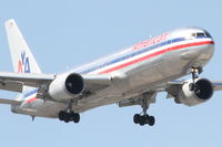 N343AN @ KORD - American Airlines Boeing 767-323, AAL111 arriving from LIRF, RWY 14R approach KORD. - by Mark Kalfas