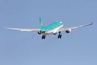 EI-ELA @ KORD - Air Lingus Airbus A330-302X, EIN125 arriving from Dublin/EIDW, on the missed approach RWY 14R KORD. - by Mark Kalfas