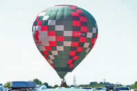 G-MUCK @ EGCB - 2005 Lindstrand Hot Air Balloons Ltd LBL 77A, c/n: 982 - tethered on 2011 Family Fun Day - by Terry Fletcher