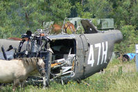 70-15647 - Noted in a scrap yard with other helicopter hulks in Mansfield, TX