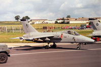 MM7112 @ EGVA - AMX, callsign India 7092, of the Italian Air Force's 51 Stormo on the flight-line at the 1991 Intnl Air Tattoo at RAF Fairford. - by Peter Nicholson