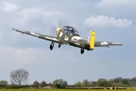 D-EARY @ EGBR - Piaggio P-149D takiing off from Breighton Airfield in April 2011. - by Malcolm Clarke