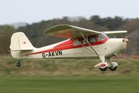 G-AKVN @ EGBR - Aeronca 11AC Chief at Breighton Airfield in March 2011. - by Malcolm Clarke