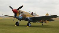 VH-PIV @ EGSU - VH-PIV (41-19841 Curtiss Wright P40F) at another excellent Flying Legends Air Show (July 2011) - by Eric.Fishwick