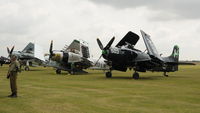 F-AZHK @ EGSU - F-AZHK in good company at another excellent Flying Legends Air Show (July 2011) - by Eric.Fishwick