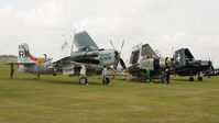 F-AZDP @ EGSU - F-AZDP in good company at another excellent Flying Legends Air Show (July 2011) - by Eric.Fishwick