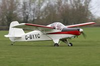 G-BYYC @ EGBR - Hapi Cygmet SF-2A at Breighton Airfield in March 2001. - by Malcolm Clarke