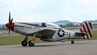 N351MX @ EGSU - 1. NL351MX at another excellent Flying Legends Air Show (July 2011) - by Eric.Fishwick