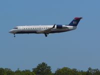 N465AW @ ILM - CL-600 Landing - by Mlands87