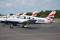 G-ODAK @ EGTB - Piper Dakota, Ex D-EXMA at Wycombe Air Park - by moxy
