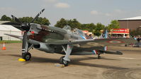 HB-RCF @ EGSU - D-3801 at another excellent Flying Legends Air Show (July 2011)