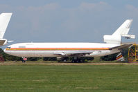 5X-JOE @ EGMH - McDonnell Douglas DC-10-30F, c/n: 47906 WFU at Kent International