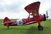 G-BTFG @ EGMH - 1940 Boeing A75N1, c/n: 75-3441 of TG Aviation
wears US Navy 441 Serials at Kent International