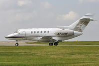 N770HB @ EGMH - Hawker Beechcraft Corp HAWKER 750, c/n: HB-70 taxying for departure at Kent International